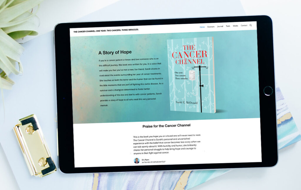 author website design by Nancy Fields