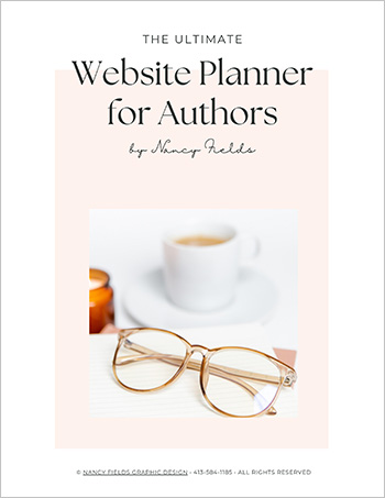 cover of The Ultimate Website Planner for Authors by Nancy Fields